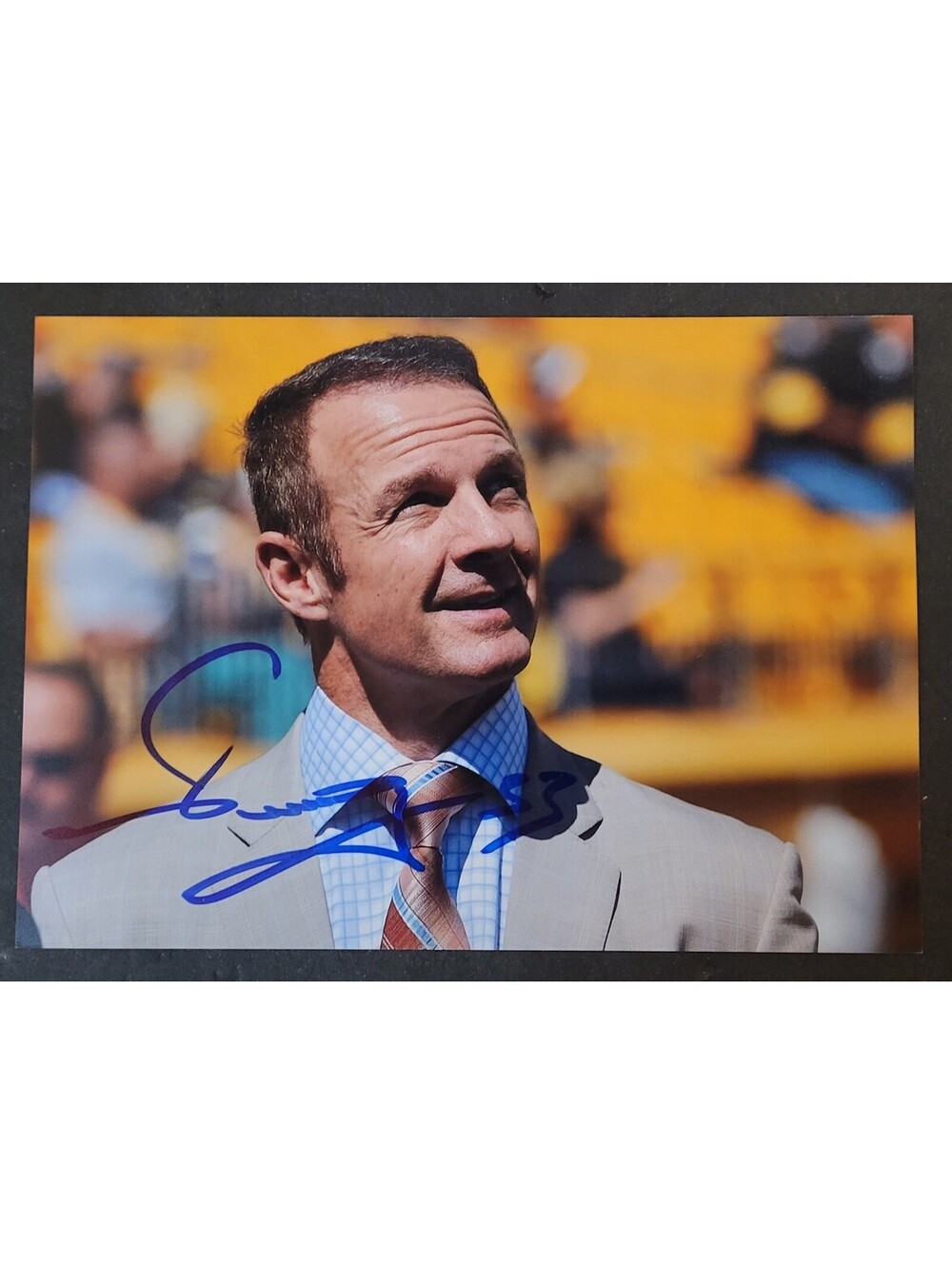 Merril Hoge NFL Running Back Steelers Bears Autographed Signed 5"x7" Photo